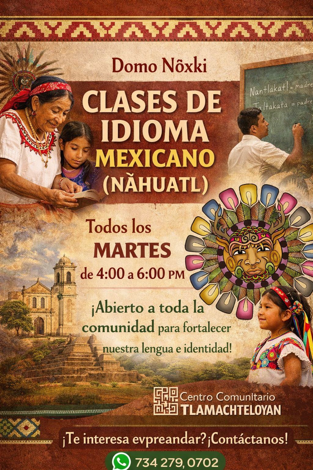 Clases de mexicano n&aacute;huatl